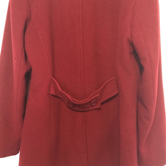 Burgundy Peacoat - Picture 3 of 5